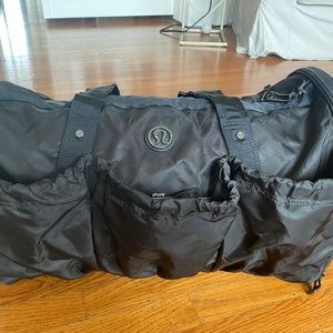 Black Lululemon Legendary Duffel/Gym Bag